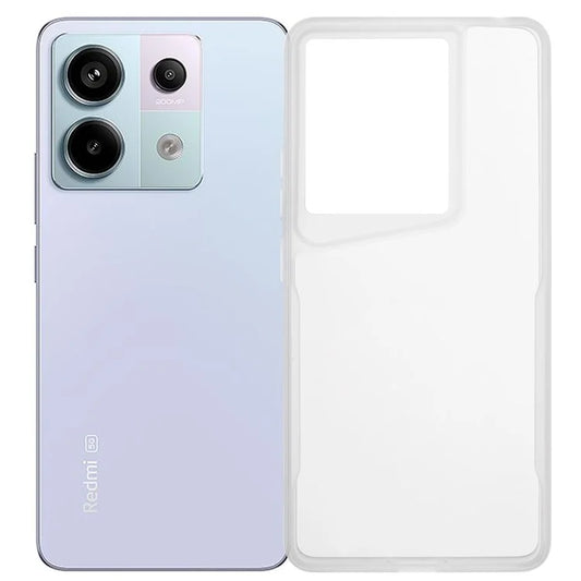 XL Series For Xiaomi Redmi Note 13 Pro 4G / Poco M6 Pro 4G TPU Case Matte Edge Clear Phone Cover (Big Rear Lens Hole)