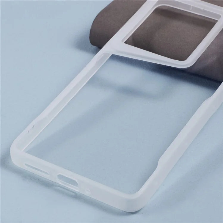 XL Series For Xiaomi Redmi Note 13 Pro 4G / Poco M6 Pro 4G TPU Case Matte Edge Clear Phone Cover (Big Rear Lens Hole)