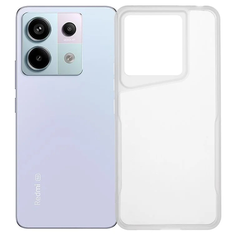 XL Series for Xiaomi Redmi Note 13 Pro 5G  /  Poco X6 5G Case Frosted Edge Soft TPU Clear Phone Cover
