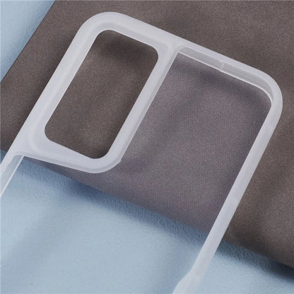 XL Series For Samsung Galaxy S23 FE Case TPU Phone Cover Clear Back Matte Edges