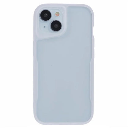 XL Series for iPhone 15 Plus TPU Case Transparent Phone Cover Matte Frame