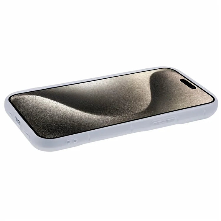 XL Series for iPhone 15 Plus TPU Case Transparent Phone Cover Matte Frame