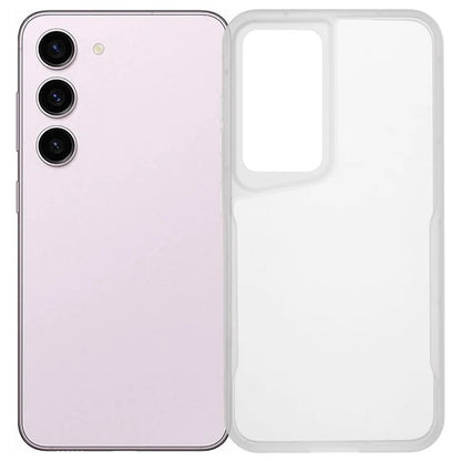 XL Series For Samsung Galaxy S23 TPU Case Matte Edge Clear Phone Cover (Big Rear Lens Hole)