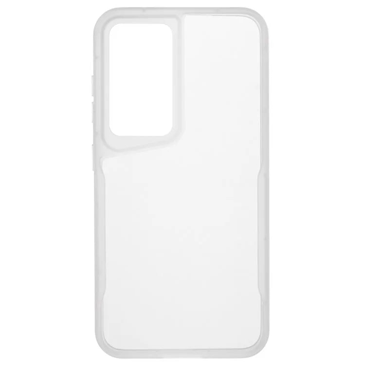 XL Series For Samsung Galaxy S23 TPU Case Matte Edge Clear Phone Cover (Big Rear Lens Hole)