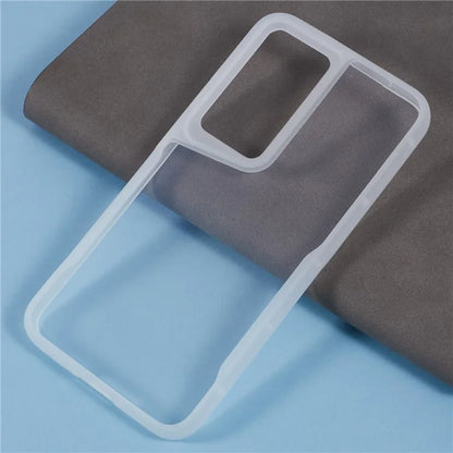 XL Series For Samsung Galaxy S23 TPU Case Matte Edge Clear Phone Cover (Big Rear Lens Hole)
