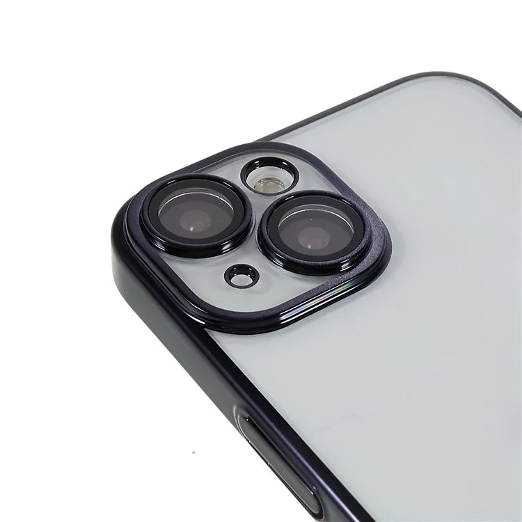 X-LEVEL TPU+PC Case for iPhone 13 Electroplating Cover Camera Lens Film Integrated Phone Case