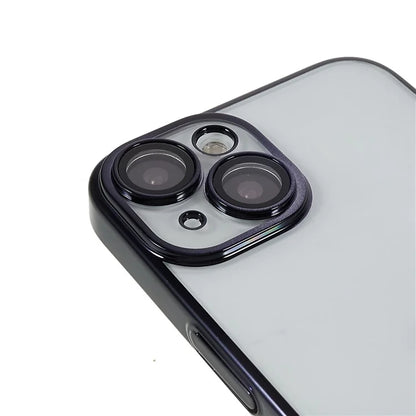 X-LEVEL TPU+PC Case for iPhone 13 Electroplating Cover Camera Lens Film Integrated Phone Case