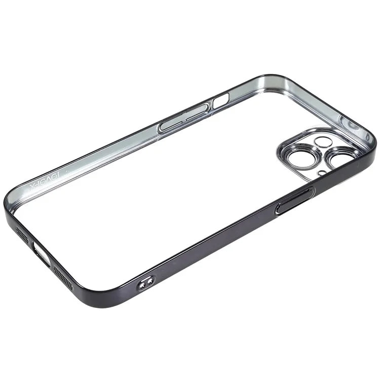 X-LEVEL TPU+PC Case for iPhone 13 Electroplating Cover Camera Lens Film Integrated Phone Case