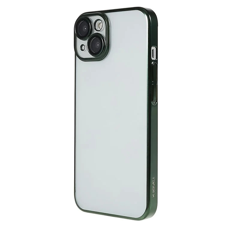 X-LEVEL TPU+PC Case for iPhone 13 Electroplating Cover Camera Lens Film Integrated Phone Case