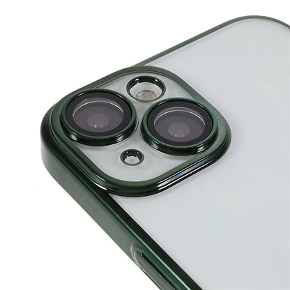 X-LEVEL TPU+PC Case for iPhone 13 Electroplating Cover Camera Lens Film Integrated Phone Case