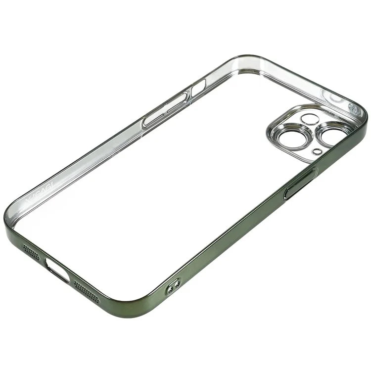 X-LEVEL TPU+PC Case for iPhone 13 Electroplating Cover Camera Lens Film Integrated Phone Case
