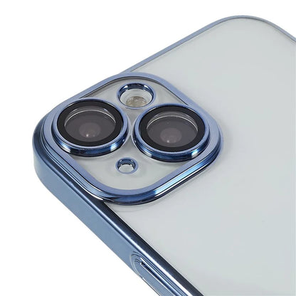 X-LEVEL TPU+PC Case for iPhone 13 Electroplating Cover Camera Lens Film Integrated Phone Case