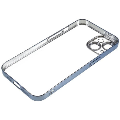 X-LEVEL TPU+PC Case for iPhone 13 Electroplating Cover Camera Lens Film Integrated Phone Case