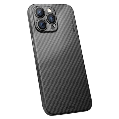 X-LEVEL For iPhone 13 Pro Case Hard PC Phone Cover with Carbon Fiber Texture Design