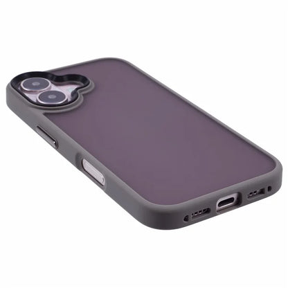 For iPhone 16 Cover Skin-Feel Matte Anti-Scratch PC+TPU Phone Case