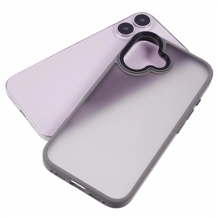 For iPhone 16 Cover Skin-Feel Matte Anti-Scratch PC+TPU Phone Case