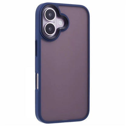 For iPhone 16 Cover Skin-Feel Matte Anti-Scratch PC+TPU Phone Case
