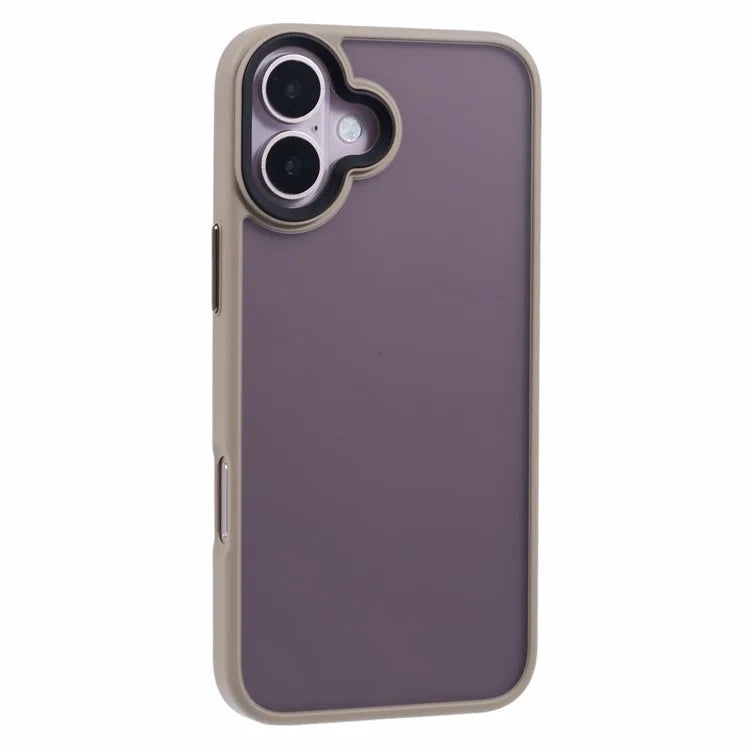 For iPhone 16 Cover Skin-Feel Matte Anti-Scratch PC+TPU Phone Case