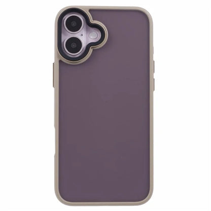 For iPhone 16 Cover Skin-Feel Matte Anti-Scratch PC+TPU Phone Case