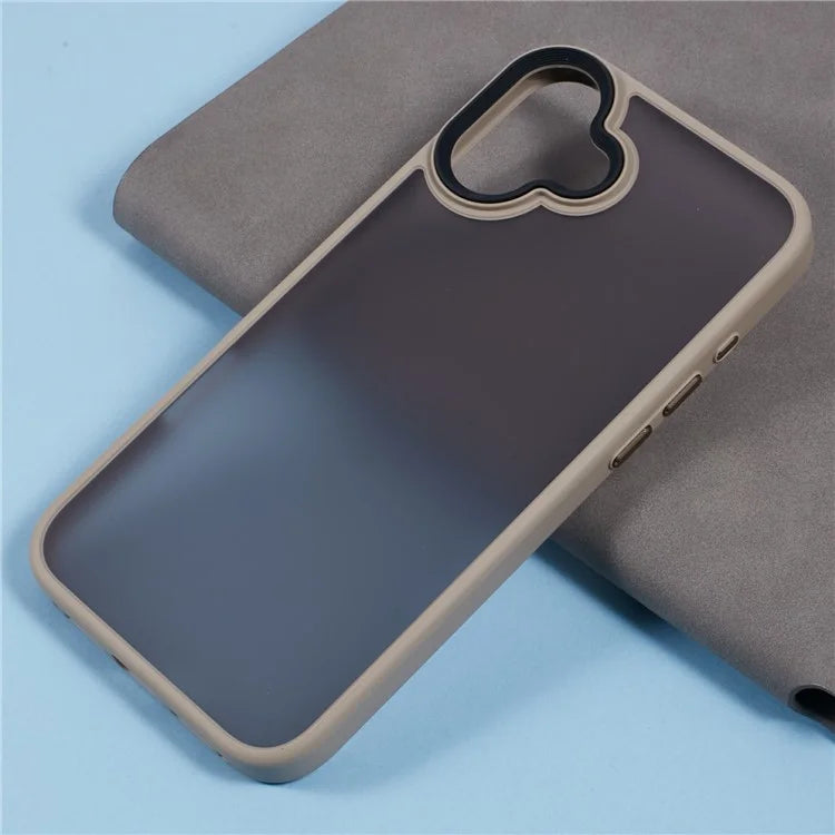 For iPhone 16 Cover Skin-Feel Matte Anti-Scratch PC+TPU Phone Case