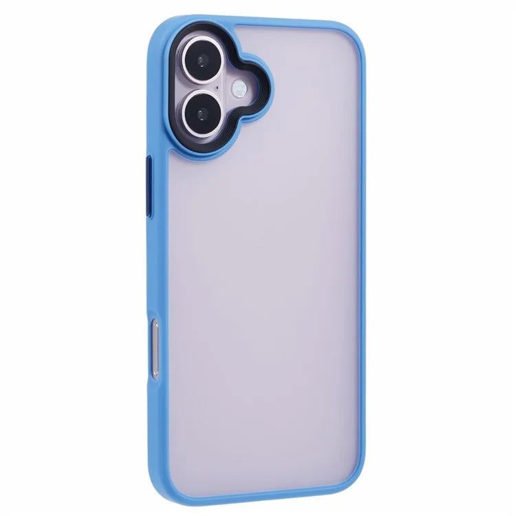 For iPhone 16 Cover Skin-Feel Matte Anti-Scratch PC+TPU Phone Case
