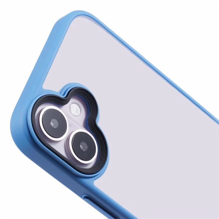 For iPhone 16 Cover Skin-Feel Matte Anti-Scratch PC+TPU Phone Case