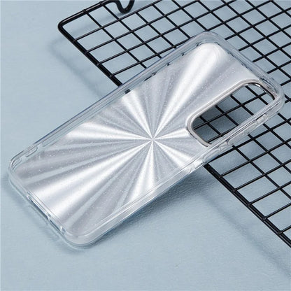 For Samsung Galaxy A35 5G Case Laser TPU+PC Phone Cover Electroplating Butterfly Pattern