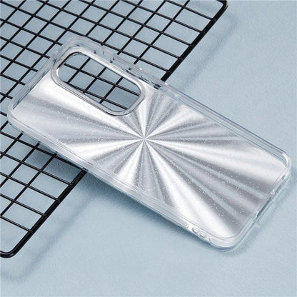 For Samsung Galaxy A35 5G Case Laser TPU+PC Phone Cover Electroplating Butterfly Pattern