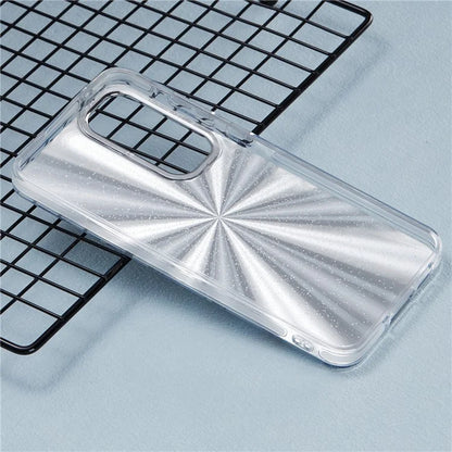 For Samsung Galaxy A35 5G Case Laser TPU+PC Phone Cover Electroplating Butterfly Pattern
