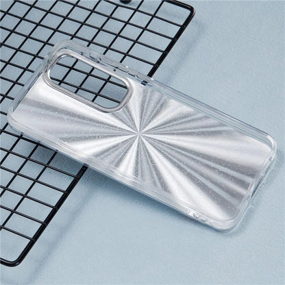 For Samsung Galaxy A35 5G Case Laser TPU+PC Phone Cover Electroplating Butterfly Pattern