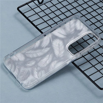 For Samsung Galaxy A55 5G Case PC+TPU Protective Phone Cover Laser Flower Pattern