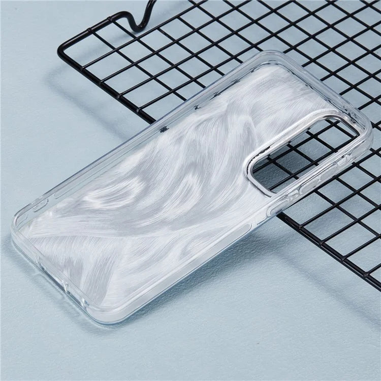 For Samsung Galaxy A15 5G Case PC+TPU Protective Phone Cover Laser Flower Pattern