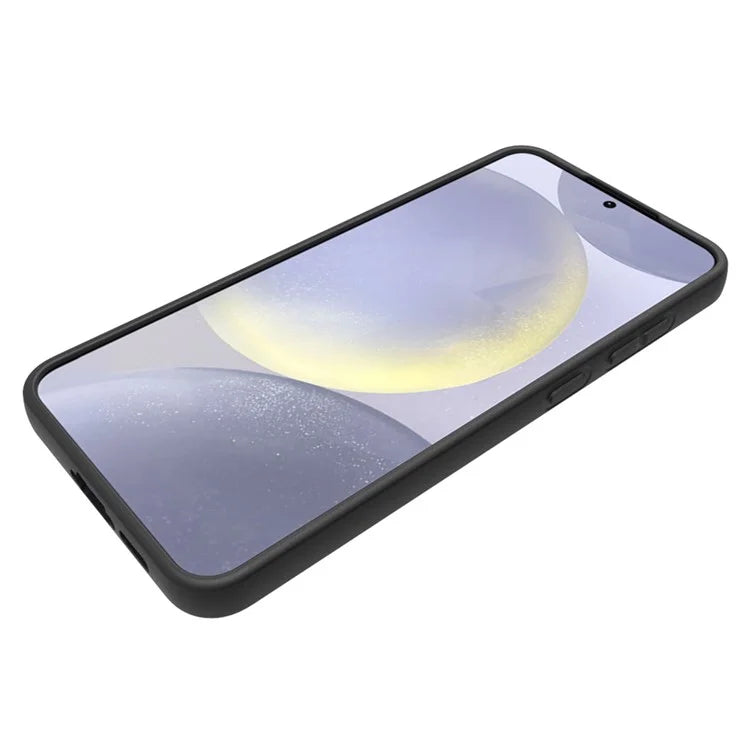 10Pcs  /  Pack for Samsung Galaxy S24 FE Case TPU Frosted Back Phone Cover, Anti-Fingerprint - Black