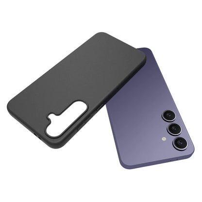 10Pcs  /  Pack for Samsung Galaxy S24 FE Case TPU Frosted Back Phone Cover, Anti-Fingerprint - Black