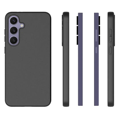 10Pcs  /  Pack for Samsung Galaxy S24 FE Case TPU Frosted Back Phone Cover, Anti-Fingerprint - Black