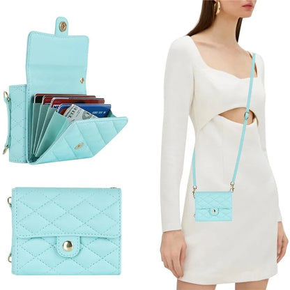 ZD 03 for Samsung Galaxy Z Flip6 5G Case Bag Design PU Leather Crossbody Phone Cover RFID Blocking
