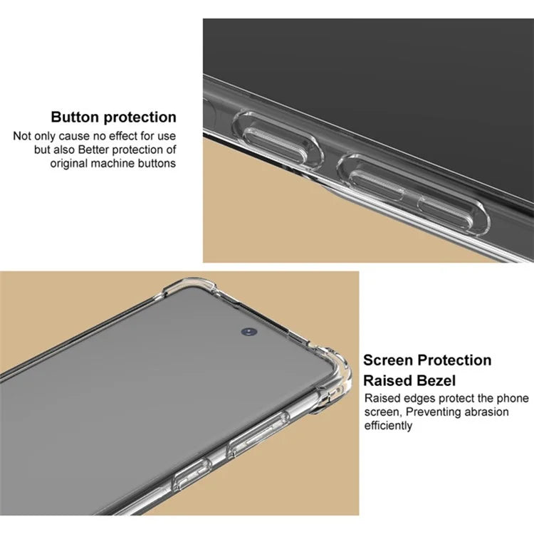 IMAK For Oppo K12x 5G (China) / OnePlus Nord CE4 Lite 5G Case Airbag Protection Anti-Drop TPU Phone Cover