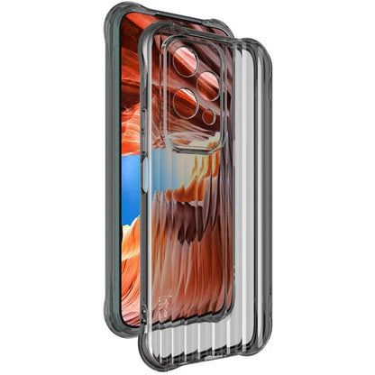 IMAK For Honor 200 Lite Phone Case Corrugated Texture Four Corners Airbag TPU Phone Cover