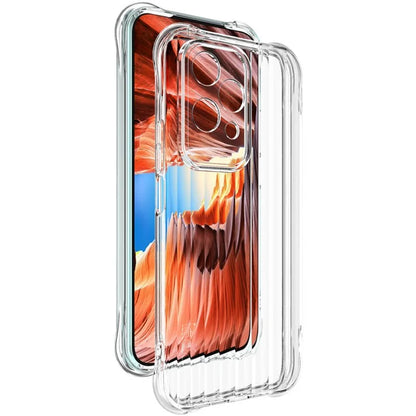 IMAK For Honor 200 Lite Phone Case Corrugated Texture Four Corners Airbag TPU Phone Cover
