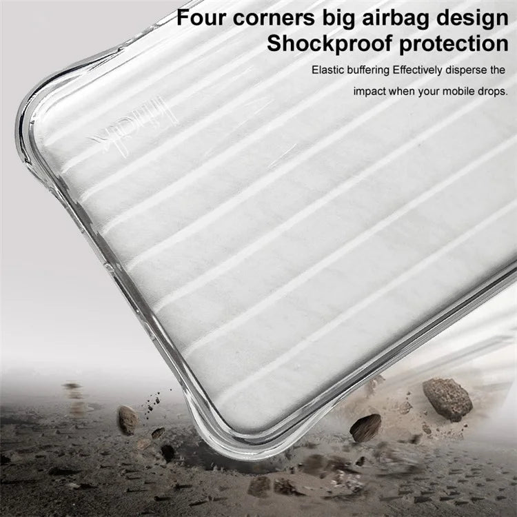IMAK For Honor 200 Lite Phone Case Corrugated Texture Four Corners Airbag TPU Phone Cover