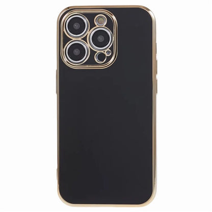 For iPhone 13 Pro Max Case Glossy 6D Electroplating TPU Protective Cover