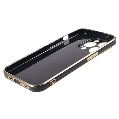 For iPhone 13 Pro Max Case Glossy 6D Electroplating TPU Protective Cover