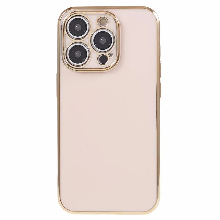 For iPhone 13 Pro Max Case Glossy 6D Electroplating TPU Protective Cover