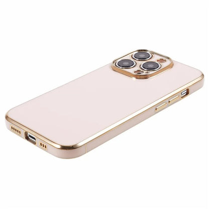For iPhone 13 Pro Max Case Glossy 6D Electroplating TPU Protective Cover
