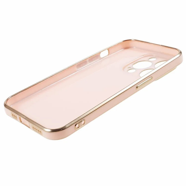 For iPhone 13 Pro Max Case Glossy 6D Electroplating TPU Protective Cover