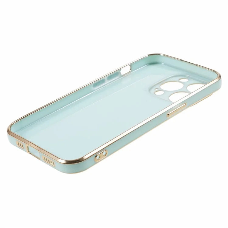 For iPhone 13 Pro Max Case Glossy 6D Electroplating TPU Protective Cover
