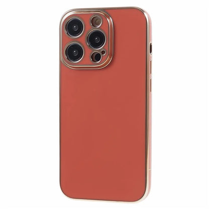 For iPhone 13 Pro Case Glossy 6D Electroplating TPU Protective Cover