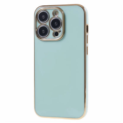 For iPhone 13 Pro Case Glossy 6D Electroplating TPU Protective Cover