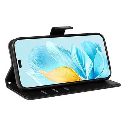 For Honor 200 Lite Case T-Shaped Lines PU Leather Wallet Stand Phone Cover