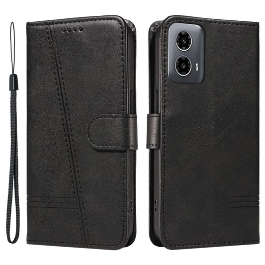 For Motorola Moto G45 5G / G34 5G Case Wallet PU Leather Stand View Phone Cover